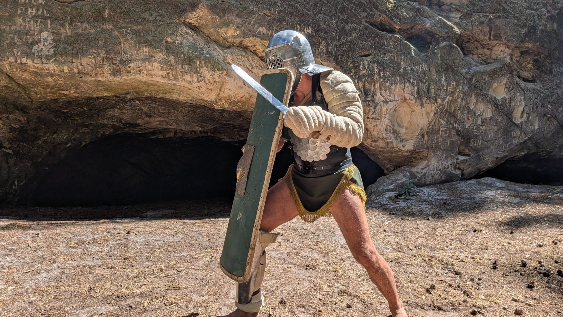Historical Roman gladiator reenactment photograph 5
