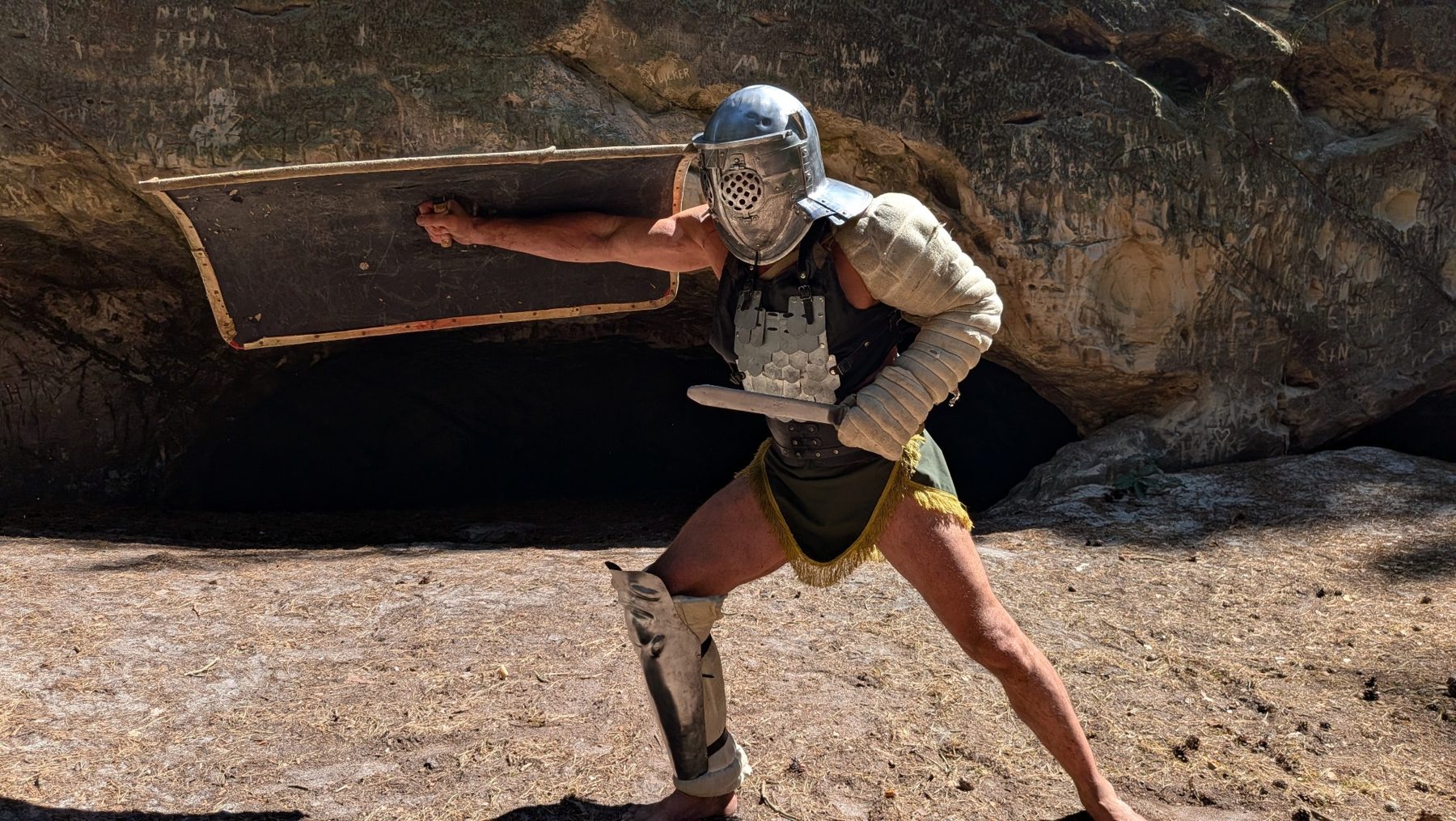 Historical Roman gladiator reenactment photograph 6