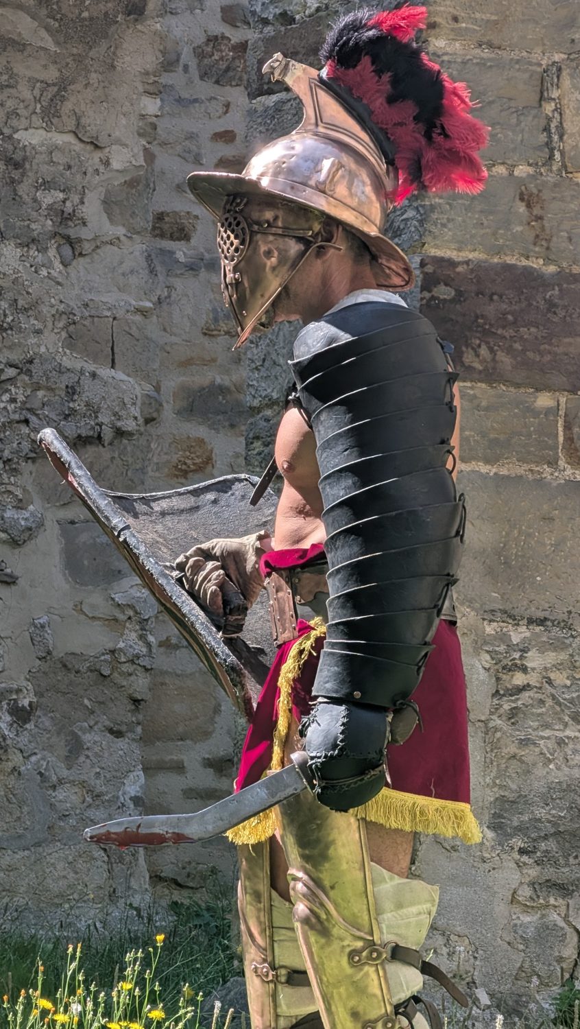 Historical Roman gladiator reenactment photograph 8