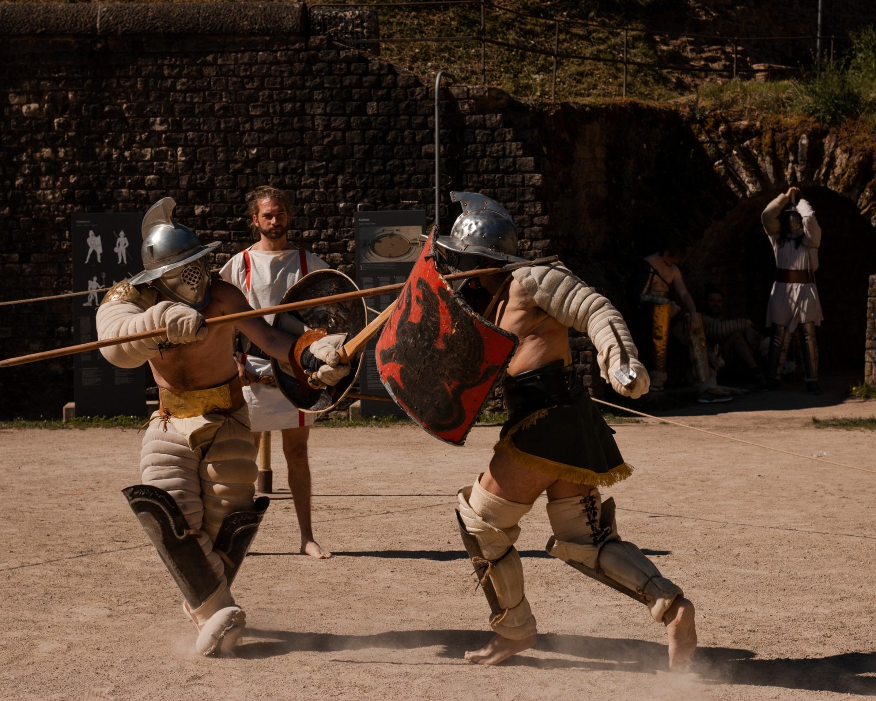 Historical Roman gladiator reenactment photograph 11